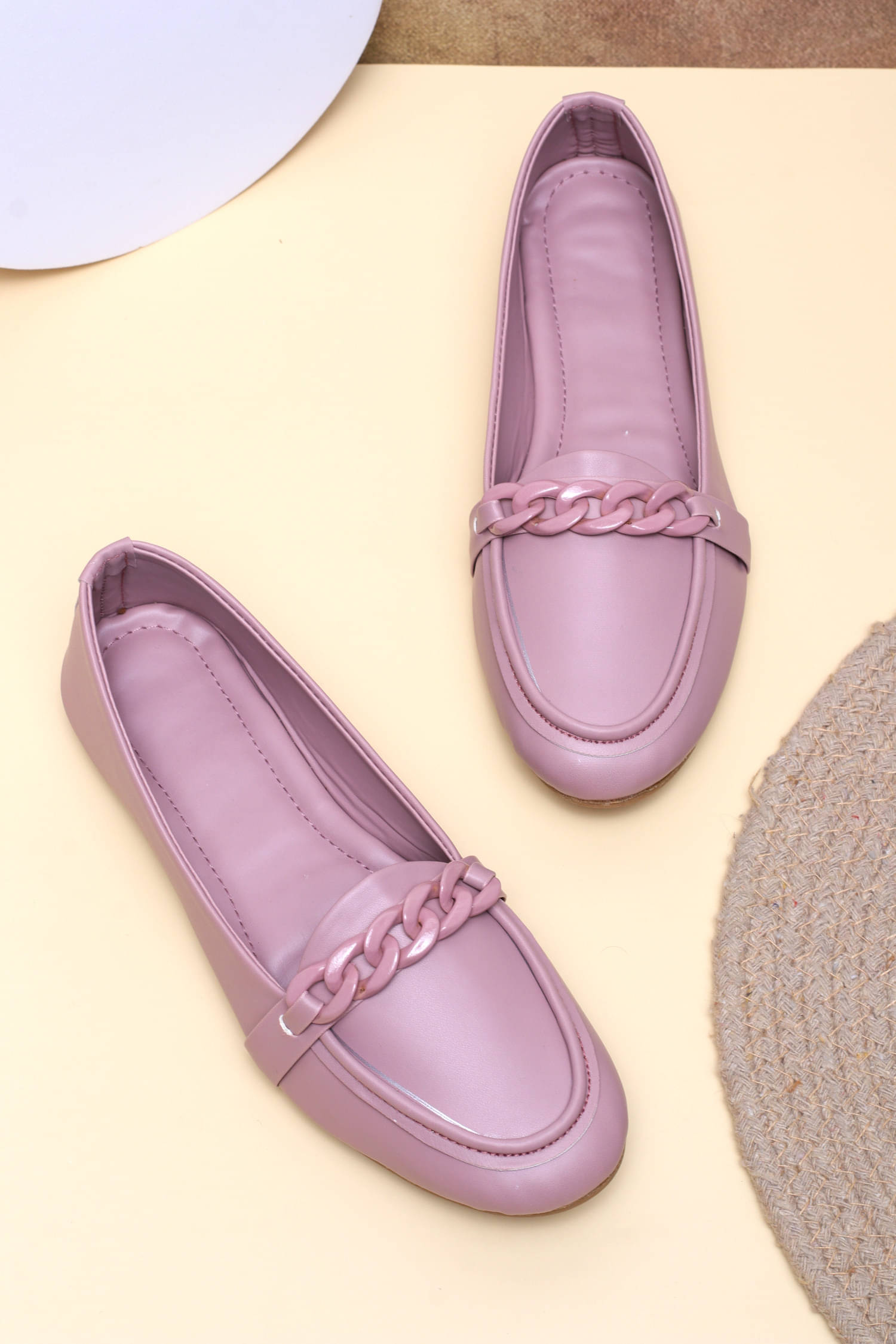     			Moonwalk PINK Women's Casual Ballerinas