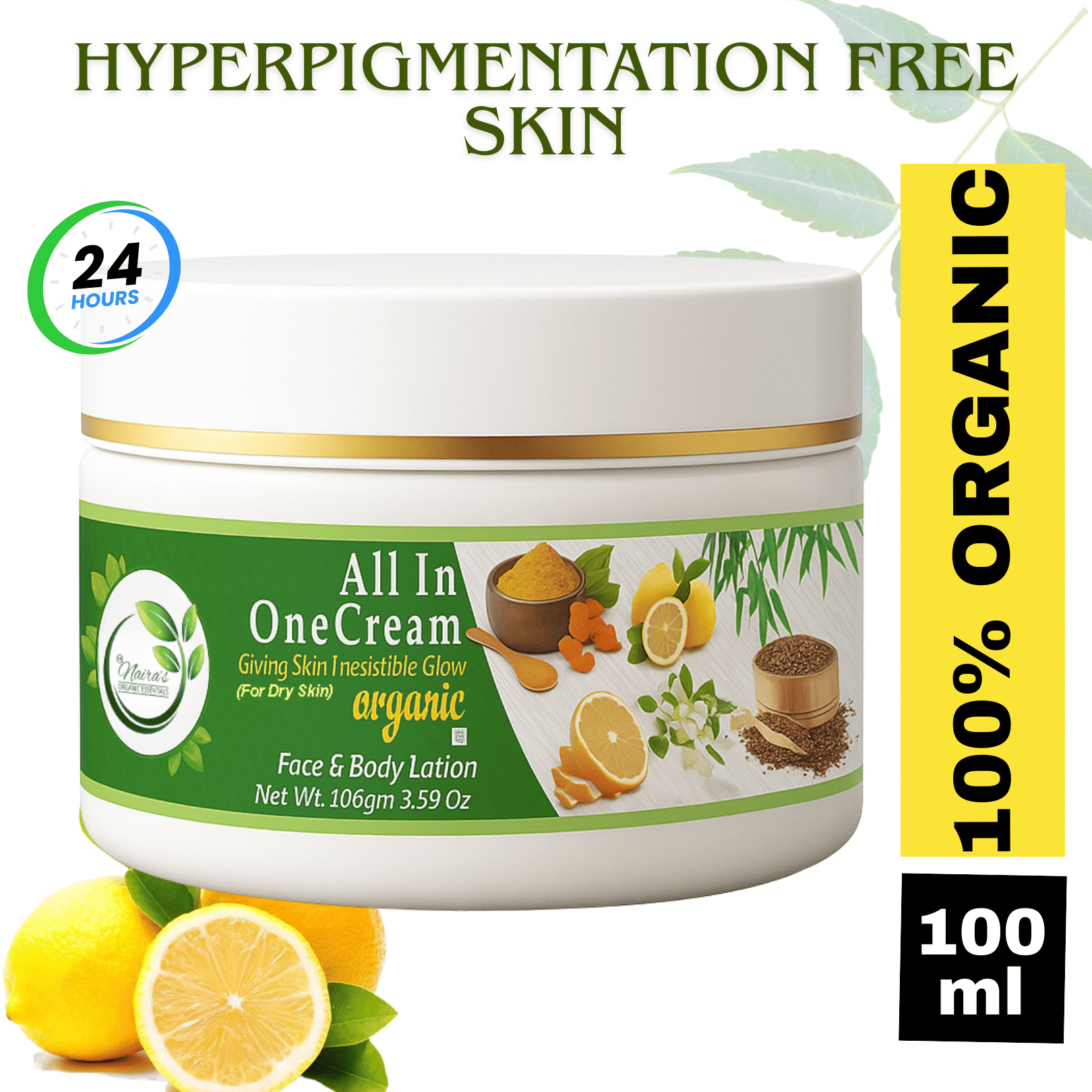 Naira's Organic Essential Moisturizer Dry Skin Vitamin E ( 100 gm ) Naira's Organic Essential Moisturizer Dry Skin Vitamin E ( 100 gm )