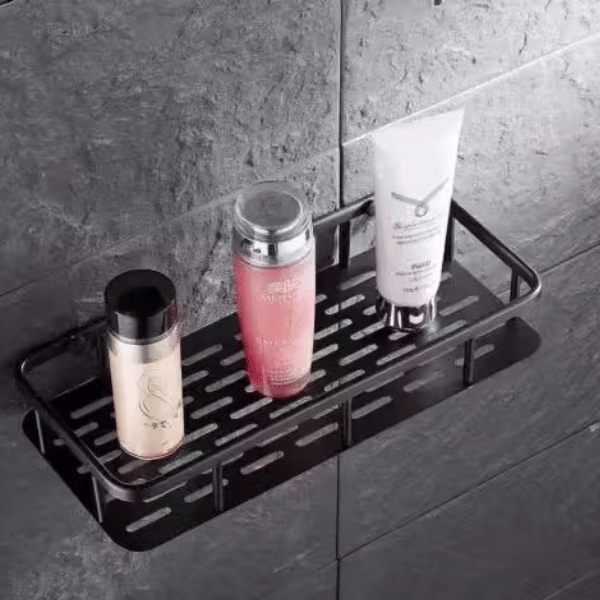 PACK OF 1 Shelves Bathroom Shelves No-Drill Corner Shelf Metal Shower Storage Rack Holder Toilet Organizer Holder Wall Mount Shower Room Rack     			PACK OF 1 Shelves Bathroom Shelves No-Drill Corner Shelf Metal Shower Storage Rack Holder Toilet Organizer Holder Wall Mount Shower Room Rack