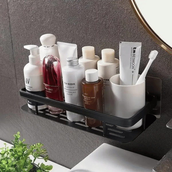 PACK OF 1 Shelves Bathroom Shelves No-Drill Corner Shelf Metal Shower Storage Rack Holder Toilet Organizer Holder Wall Mount Shower Room Rack     			PACK OF 1 Shelves Bathroom Shelves No-Drill Corner Shelf Metal Shower Storage Rack Holder Toilet Organizer Holder Wall Mount Shower Room Rack