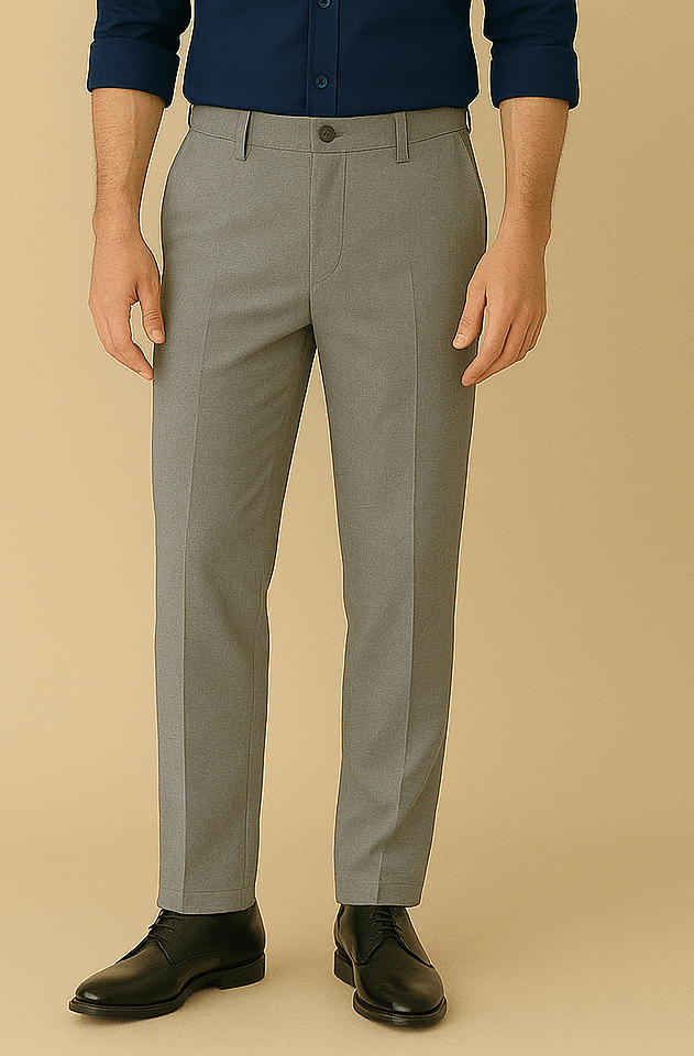     			PANCHVATI CREATION Regular Men's Formal Trouser - Grey ( Pack of 1 )