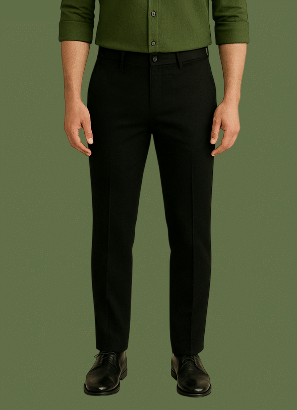     			PANCHVATI CREATION Regular Men's Formal Trouser - Black ( Pack of 1 )