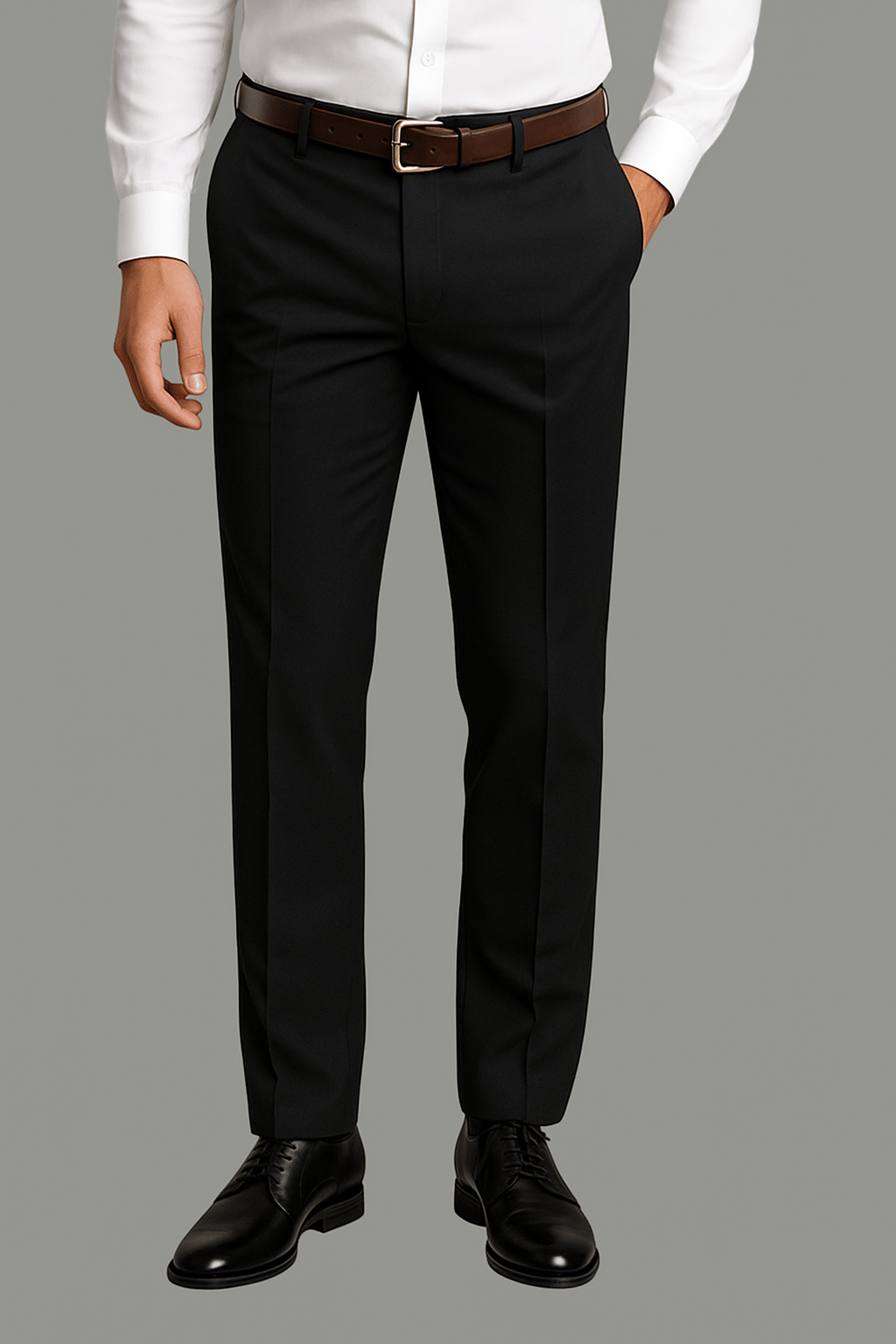    			PANCHVATI CREATION Regular Men's Formal Trouser - Black ( Pack of 1 )