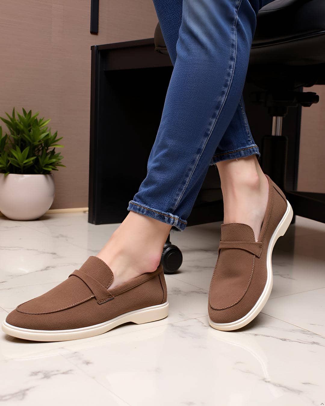 Prolific MHKL-CM491 Cream Men's Slip-on Shoes - Casual Shoes | Buy online on ZillyBuy