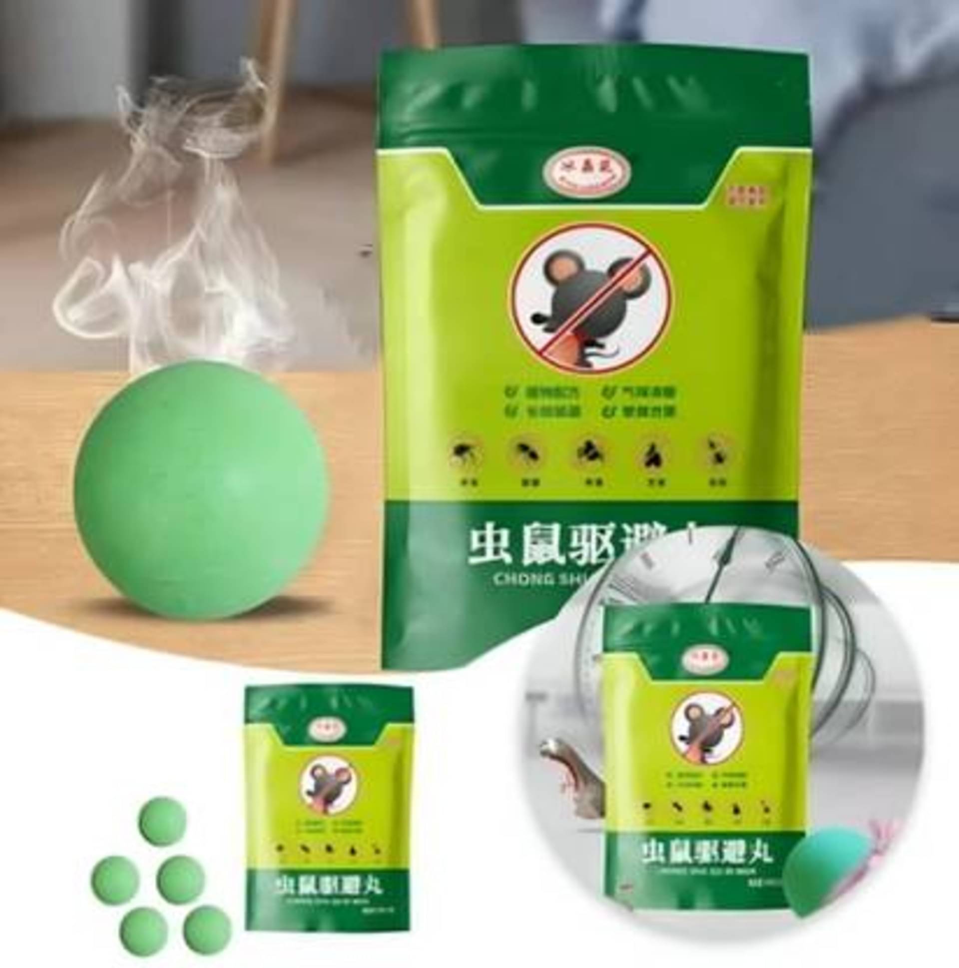     			Rat Repellent Pack of 10 Balls for Car Rodent Repellent to Protect Wires in Car, Bike & Truck Engine No Kill Only Repels Home Indoor-Outdoor Garage Rat Controller Pills to Keep Rodents Out of Car (Only Tablet)