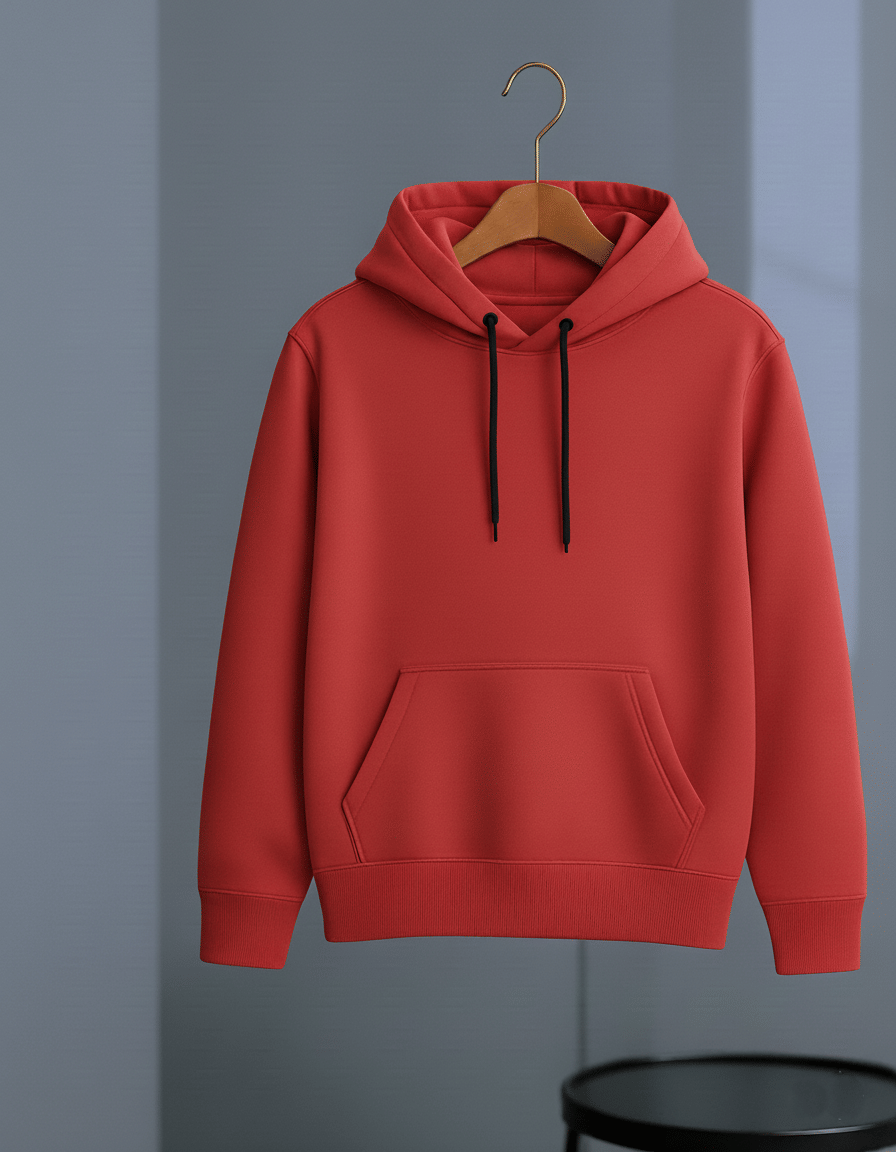 Try This Cotton Blend Hooded Men's Sweatshirt - Red ( Pack of 1 ) Try This Cotton Blend Hooded Men's Sweatshirt - Red ( Pack of 1 )