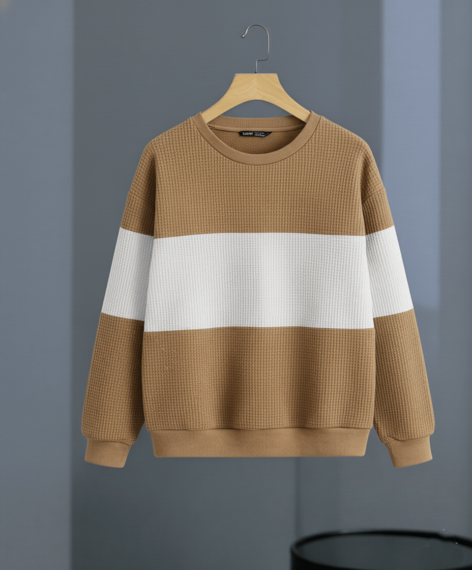     			Try This Cotton Blend Round Neck Men's Sweatshirt - Brown ( Pack of 1 )