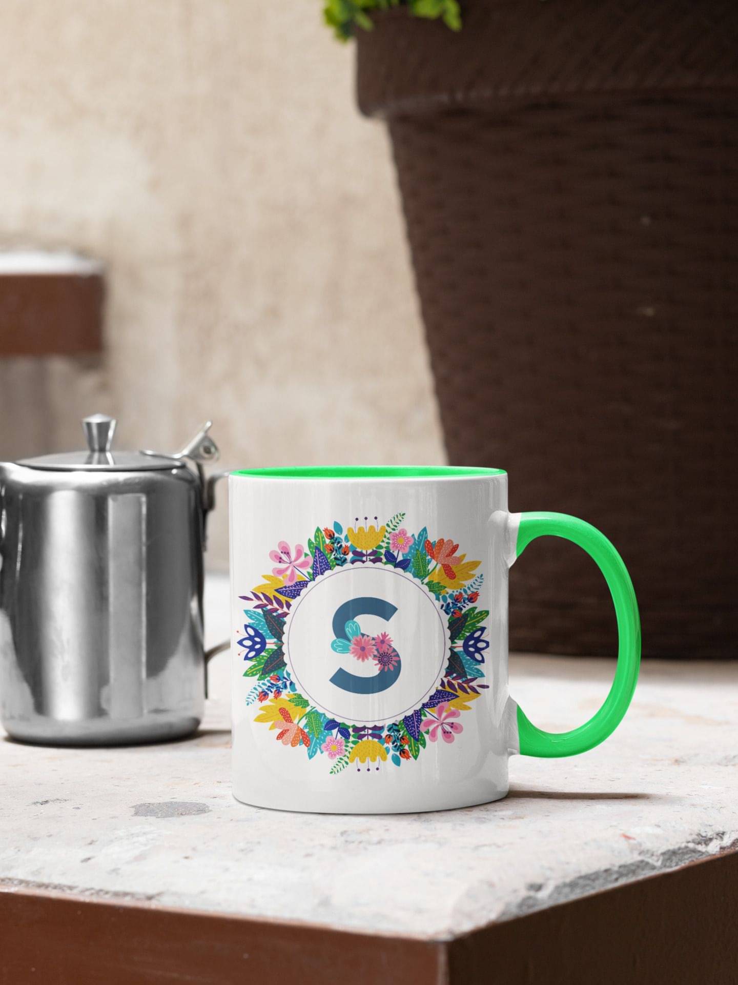     			VASUDEVA DARSHAN Ceramic Coffee Mug 350 mL ( Pack of 1 )