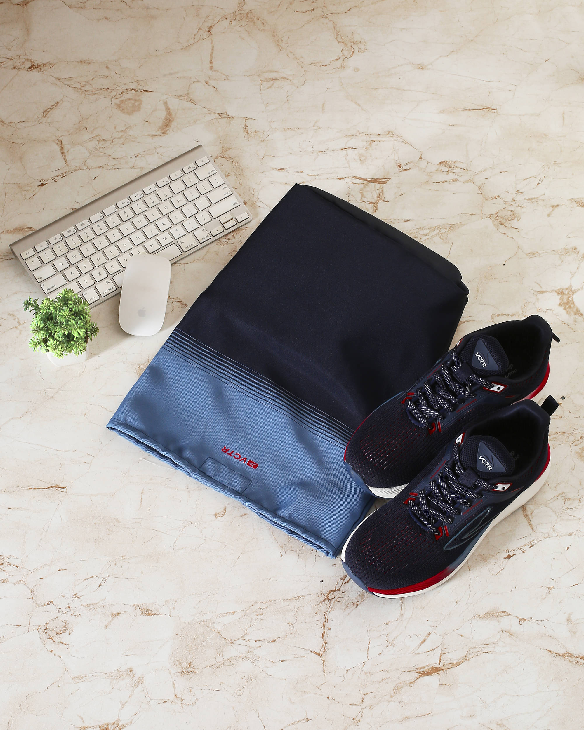 VCTR PF01 with Shoe Bag Blue Men's Sports Running Shoes VCTR PF01 with Shoe Bag Blue Men's Sports Running Shoes