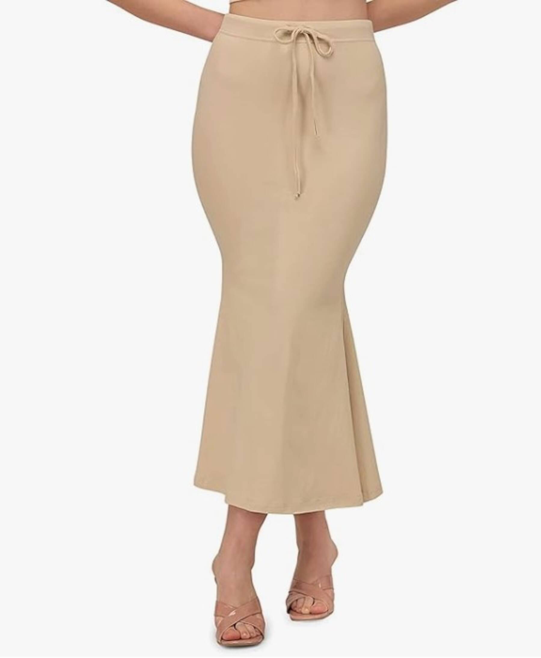 Viya Fashion Women Rayon Saree Shaper ( Cream ) Viya Fashion Women Rayon Saree Shaper ( Cream )