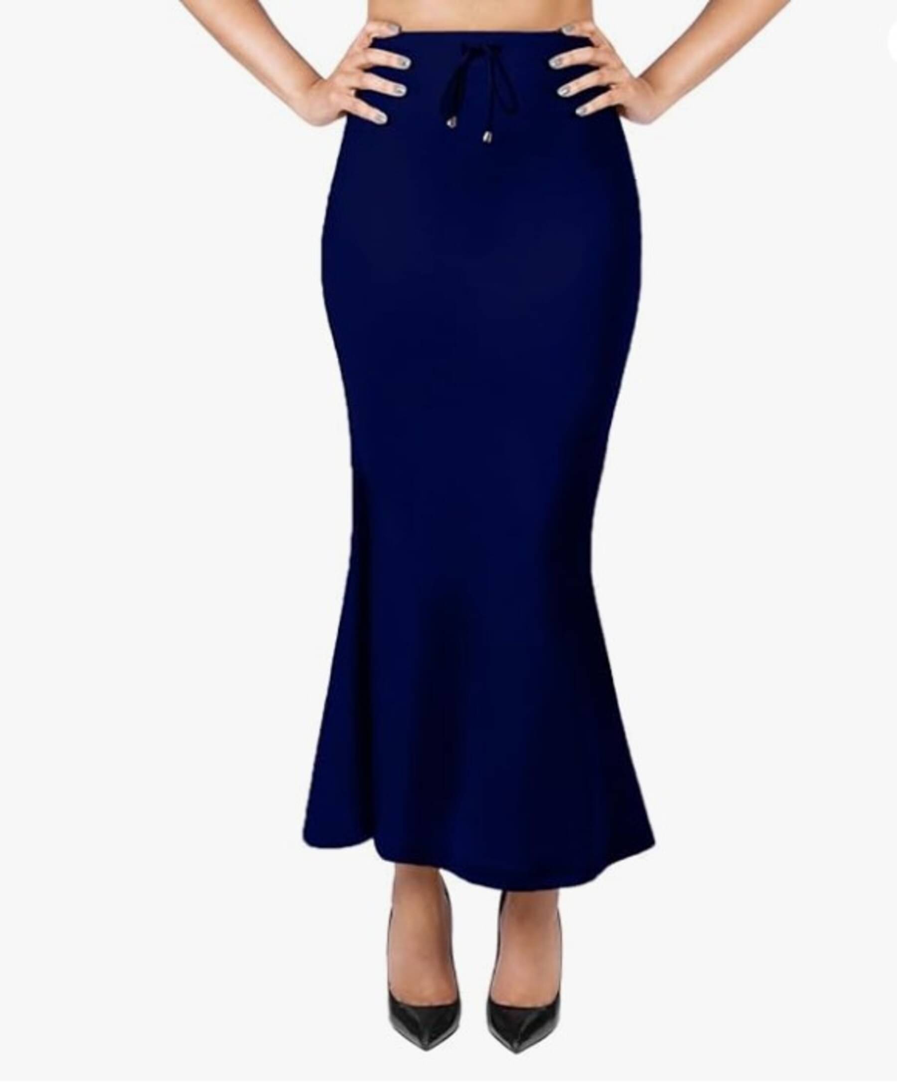 Viya Fashion Women Rayon Saree Shaper ( Blue ) Viya Fashion Women Rayon Saree Shaper ( Blue )