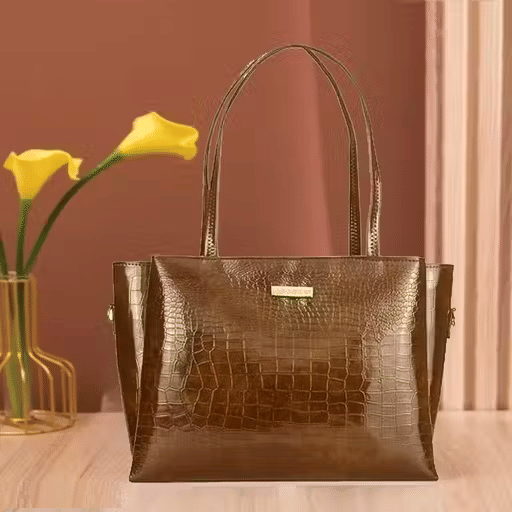     			Zaxcer Shoulder Bag PU Set of 1 ( Tan )