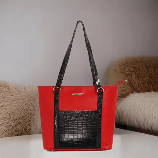     			Zaxcer Shoulder Bag PU Set of 1 ( Red )