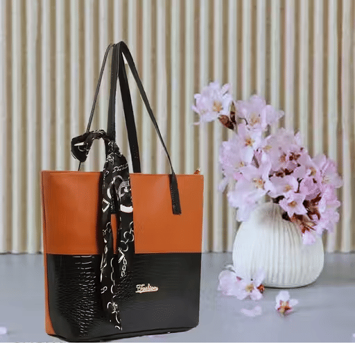     			Zaxcer Shoulder Bag PU Set of 1 ( Tan )