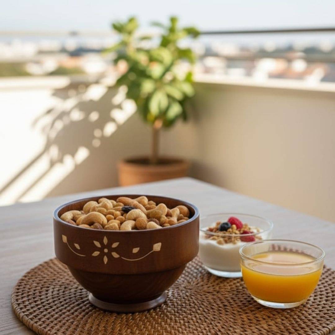     			ADWORLD GLOBAL BOWL--LID Wooden Brown Salt/Pepper Container ( Set of 1 )