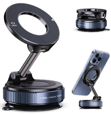 Adidev Dashboard & Windshield Magnetic Car Mobile Holder - Black Adidev Dashboard & Windshield Magnetic Car Mobile Holder - Black