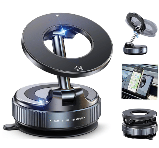     			Adidev Dashboard & Windshield Magnetic Car Mobile Holder - Black