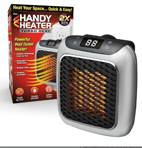     			Adidev Electric Heater Black Heat Convector