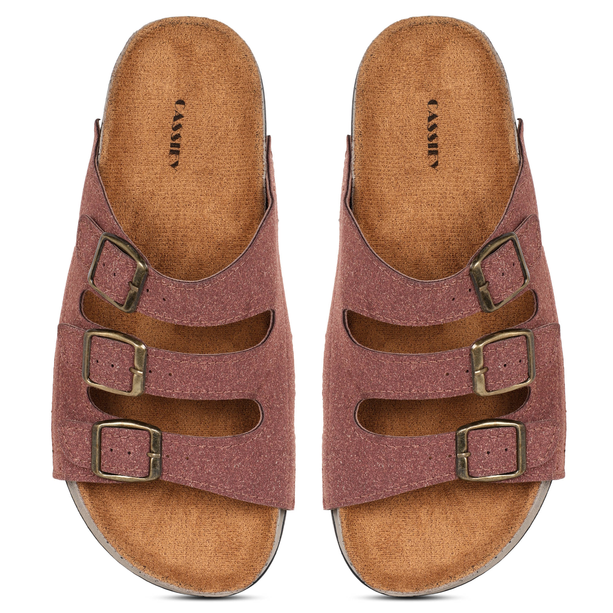 CASSIEY Purple Women's Slip On Heels CASSIEY Purple Women's Slip On Heels