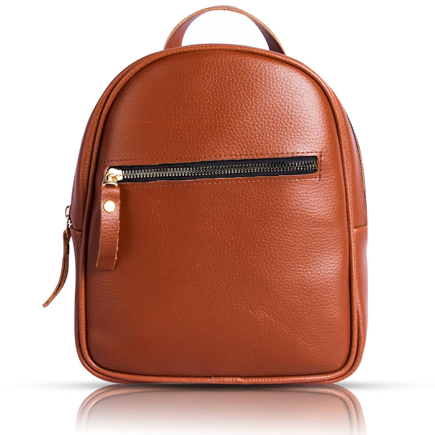     			CIMONI 5 Ltrs Faux Leather Backpack *For Men & Women ( Brown )