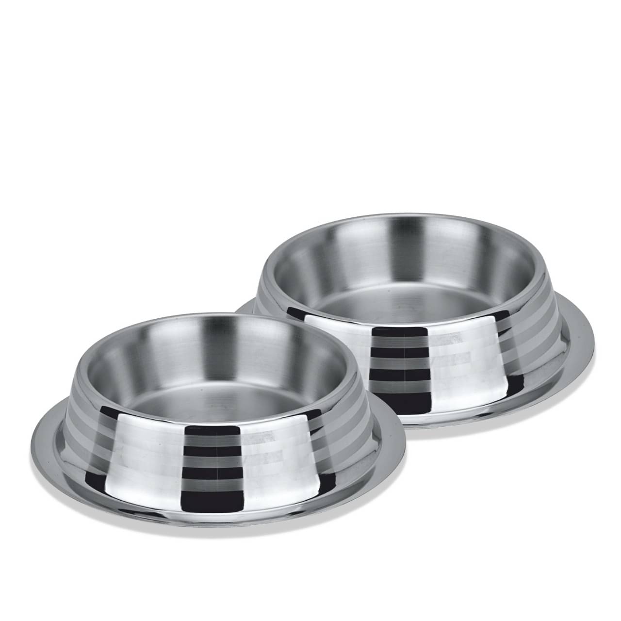 Happinesque - Stainless Steel Dog Food Silver Bowl 900 mL Happinesque - Stainless Steel Dog Food Silver Bowl 900 mL