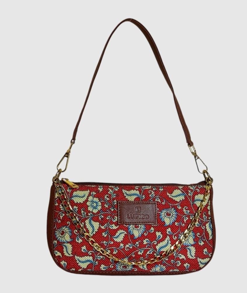     			LUIFIGO Shoulder Bag Jute Set of 1 ( Multicolor )