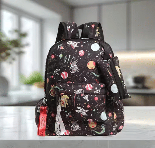     			NARIOX 5 Ltrs Polyester Backpack *For Men & Women ( Black )