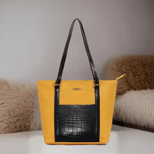     			NARIOX Shoulder Bag PU Set of 1 ( Yellow )