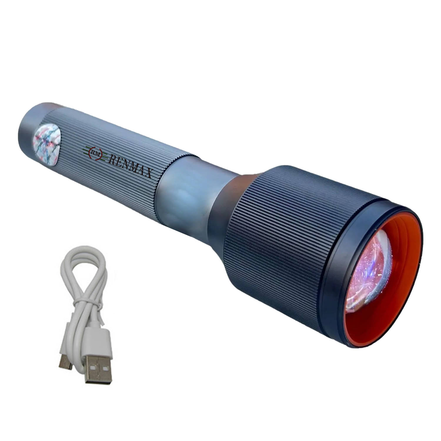 RENMAX - Above 50W Rechargeable Flashlight Torch ( Pack of 1 ) RENMAX - Above 50W Rechargeable Flashlight Torch ( Pack of 1 )