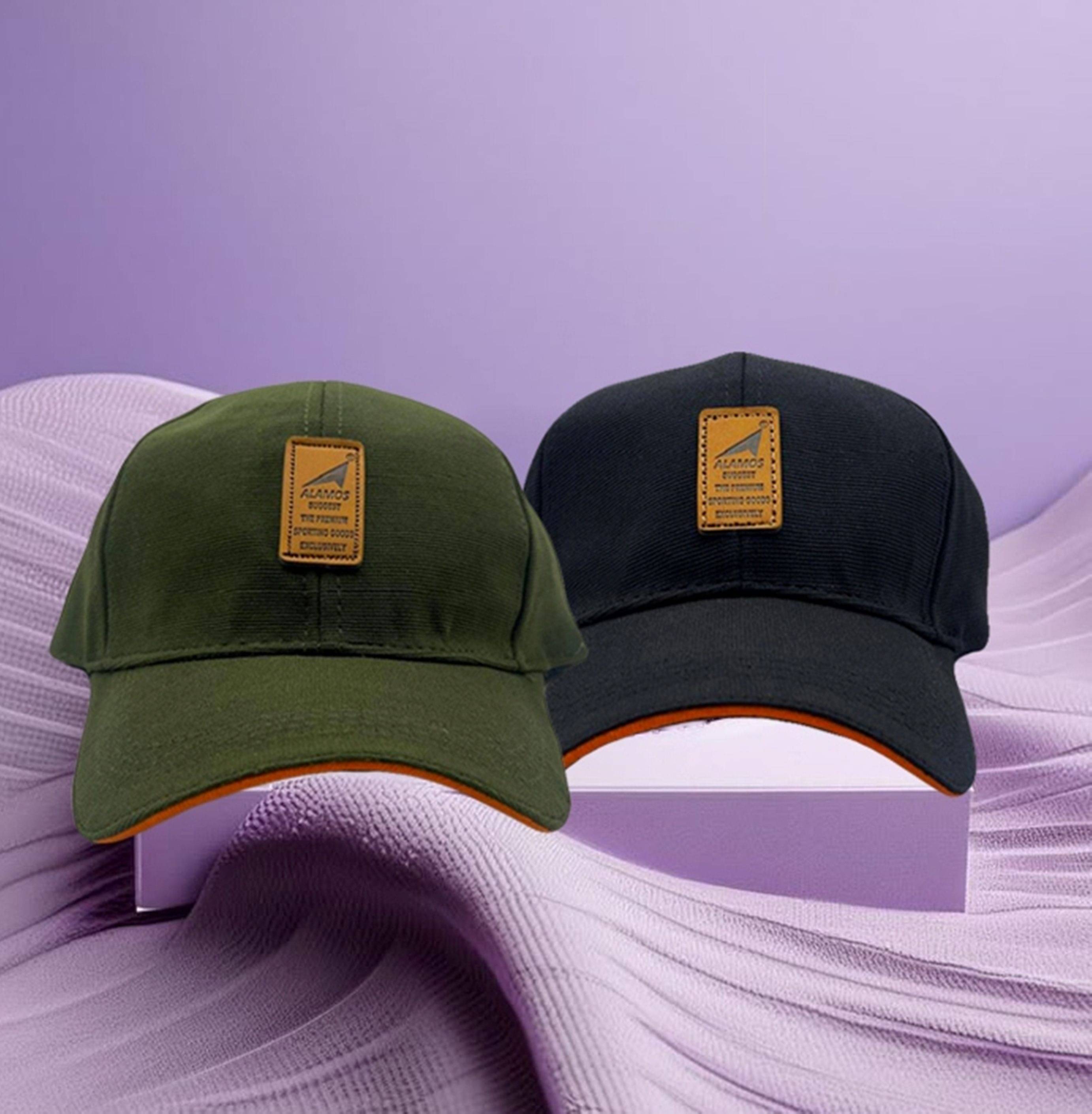 Rigzy Pack of 2 Cotton Blend Men's Cap ( Green ) Rigzy Pack of 2 Cotton Blend Men's Cap ( Green )