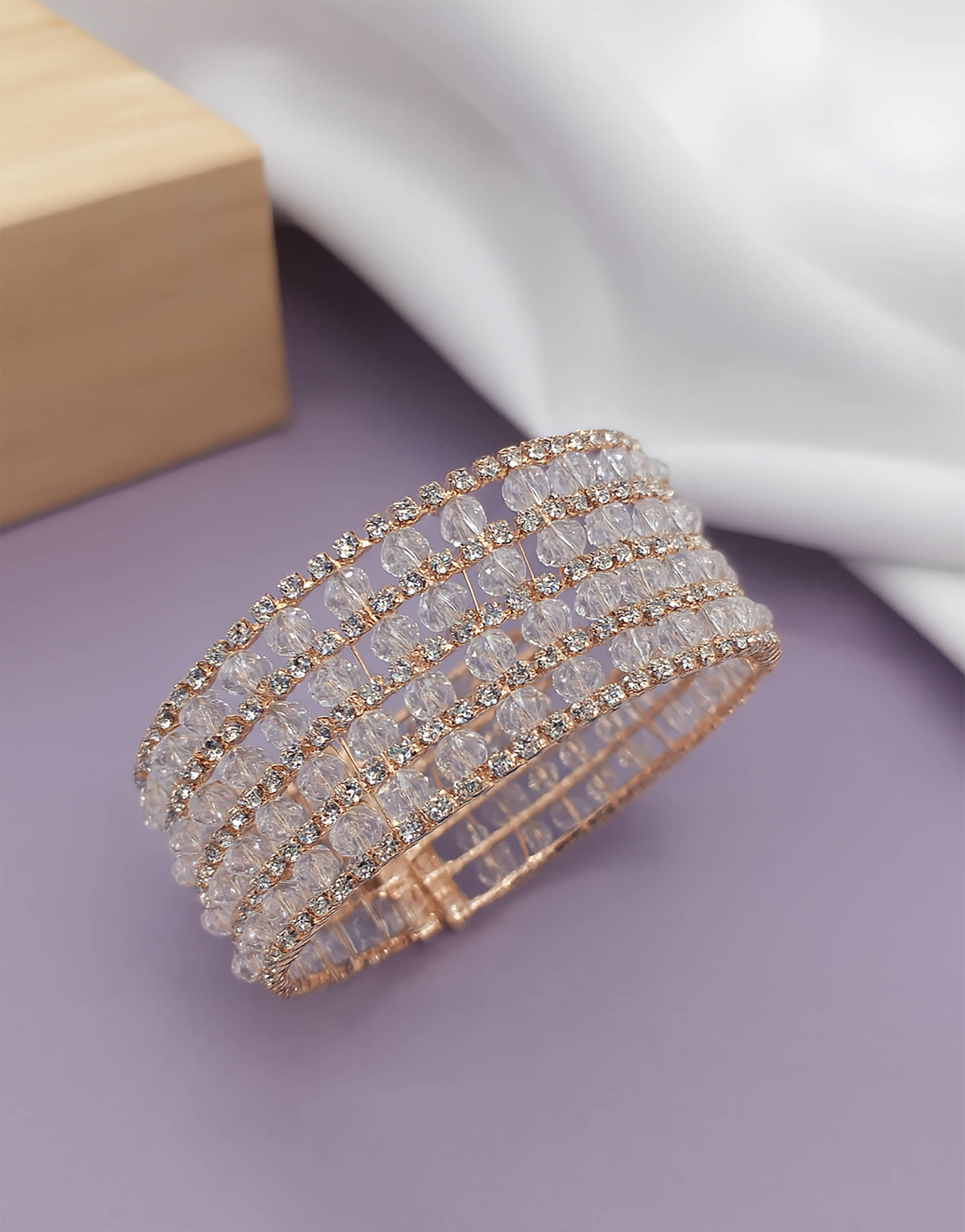 SHANKH-KRIVA Rose Gold Bracelet ( Pack of 1 ) - Bangles & Bracelets | Buy online on ZillyBuy