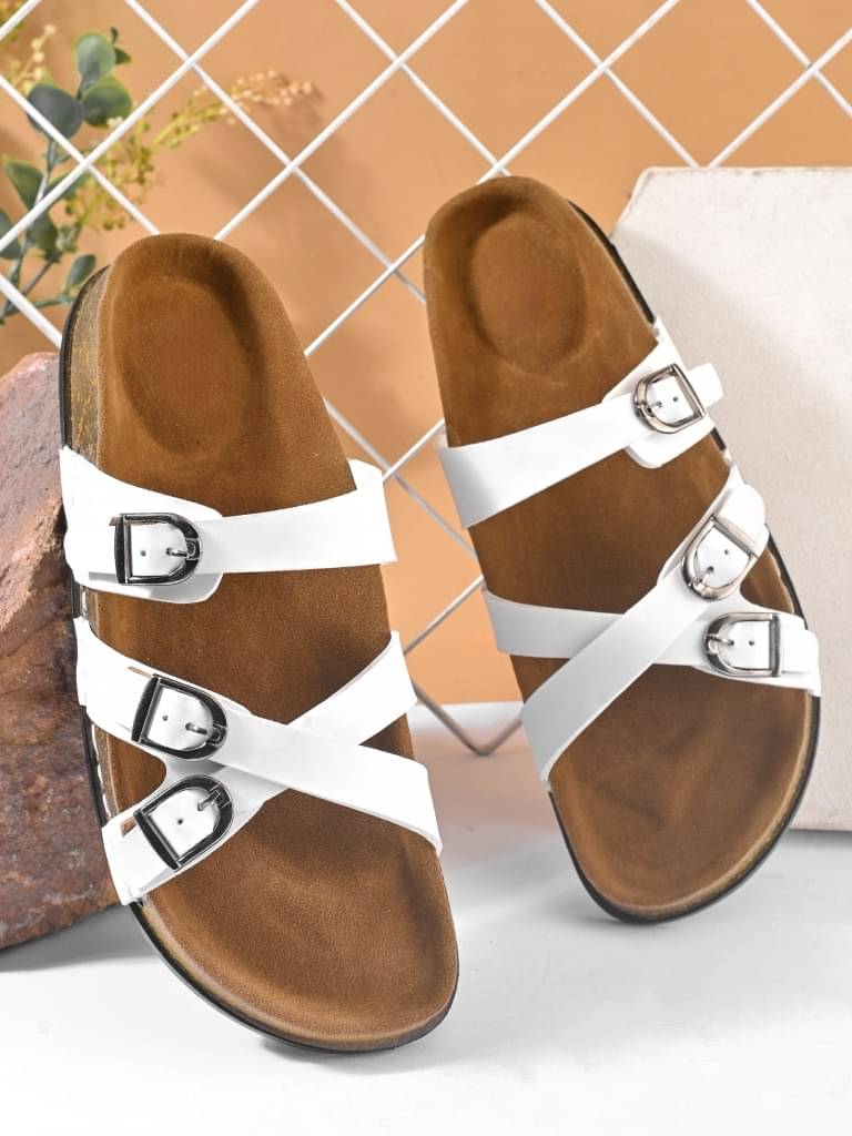     			Sir Corbett White Women's Flats