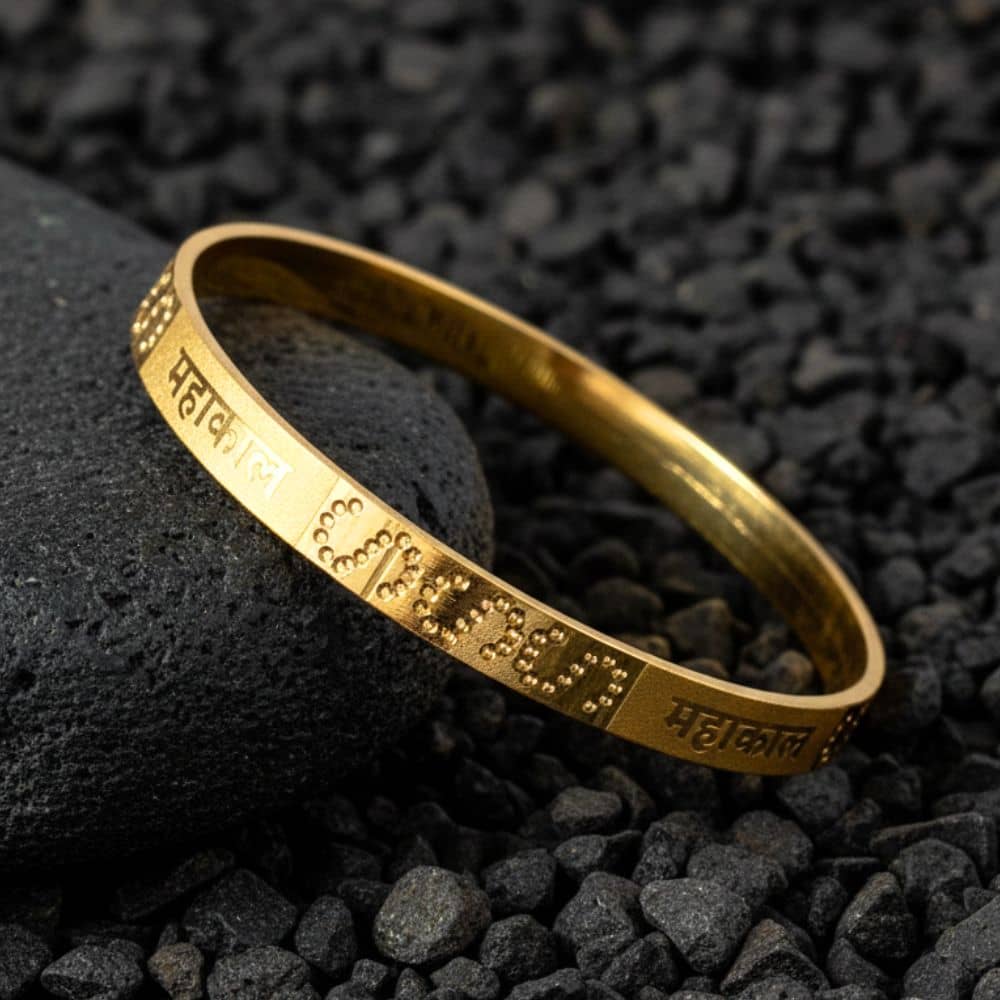Style Wind Gold Kada ( Pack of 1 ) - Bangles & Bracelets | Buy online on ZillyBuy
