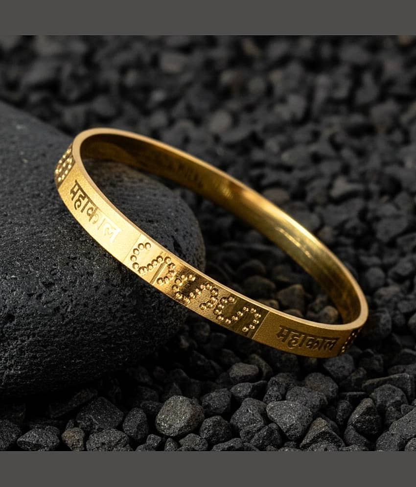 Style Wind Gold Kada ( Pack of 1 ) - Bangles & Bracelets | Buy online on ZillyBuy