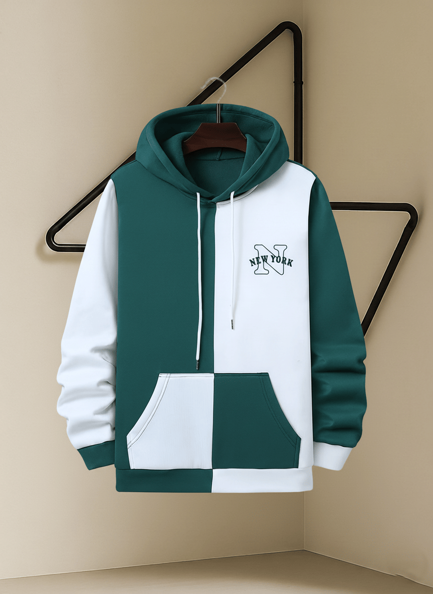 Try This Cotton Blend Hooded Men's Sweatshirt - Green ( Pack of 1 ) Try This Cotton Blend Hooded Men's Sweatshirt - Green ( Pack of 1 )