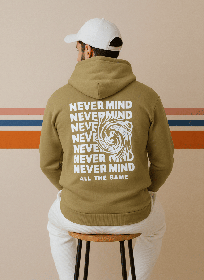     			Try This Cotton Blend Hooded Men's Sweatshirt - Brown ( Pack of 1 )