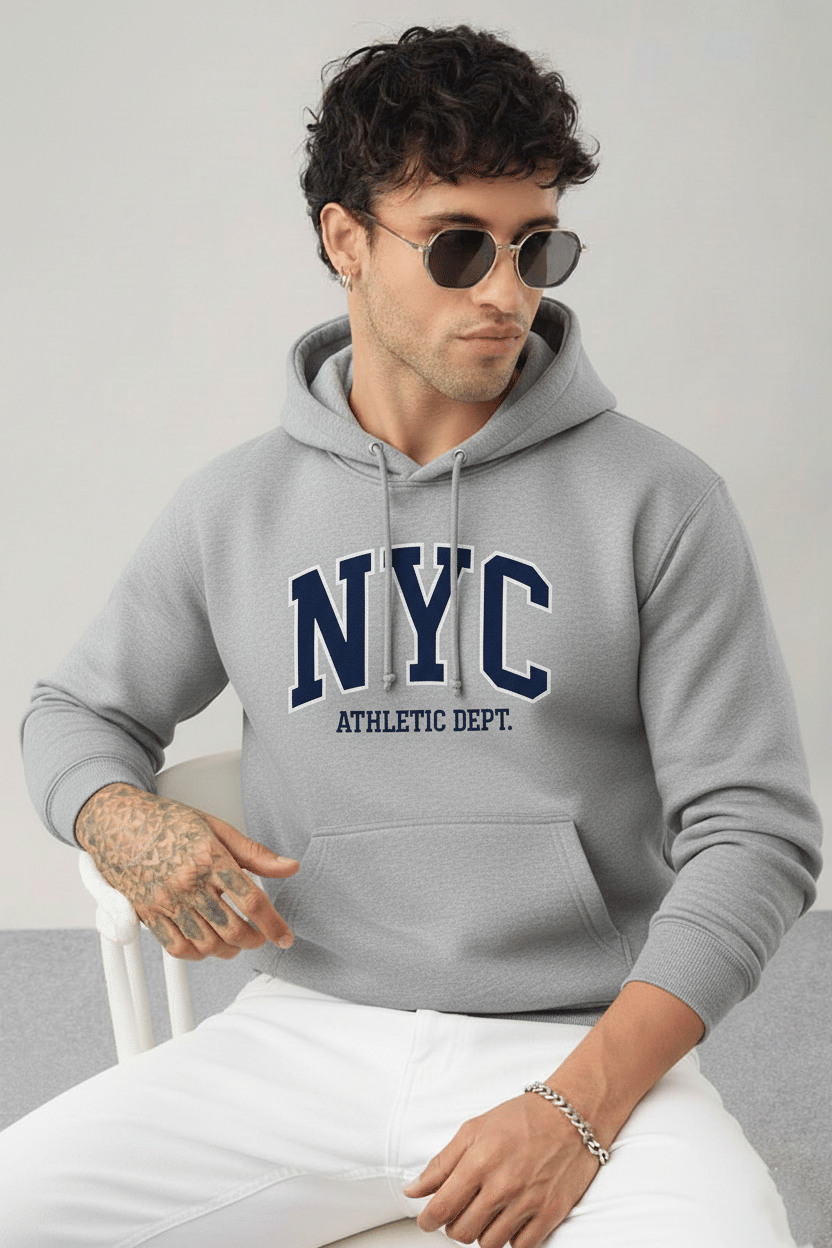 Try This Cotton Blend Hooded Men's Sweatshirt - Grey ( Pack of 1 ) Try This Cotton Blend Hooded Men's Sweatshirt - Grey ( Pack of 1 )