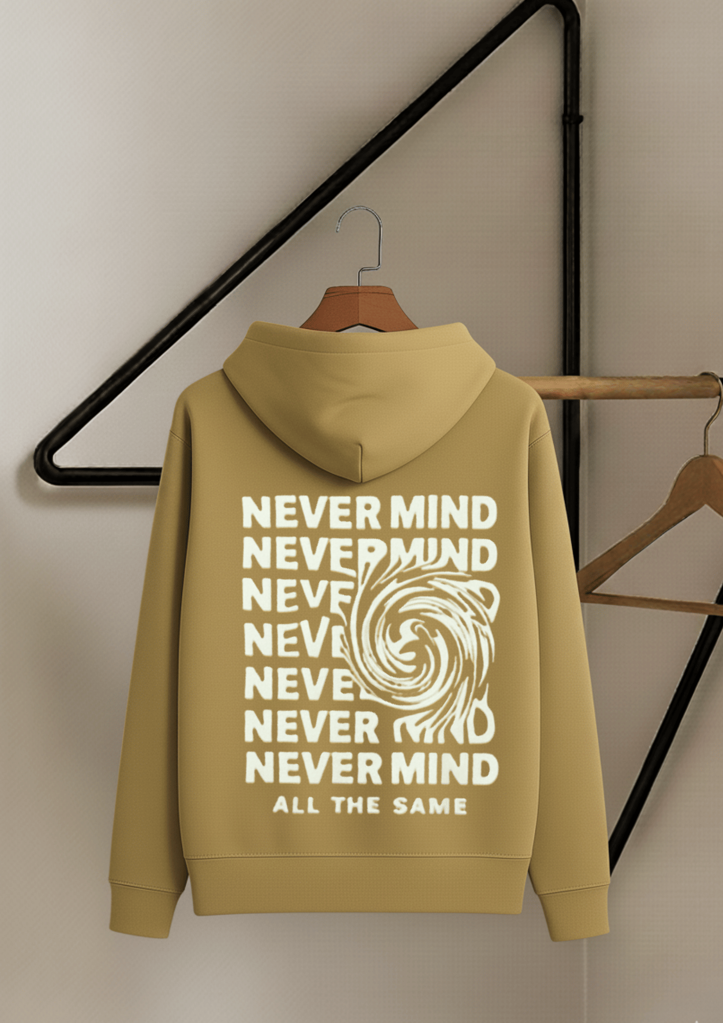     			Try This Cotton Blend Hooded Men's Sweatshirt - Brown ( Pack of 1 )