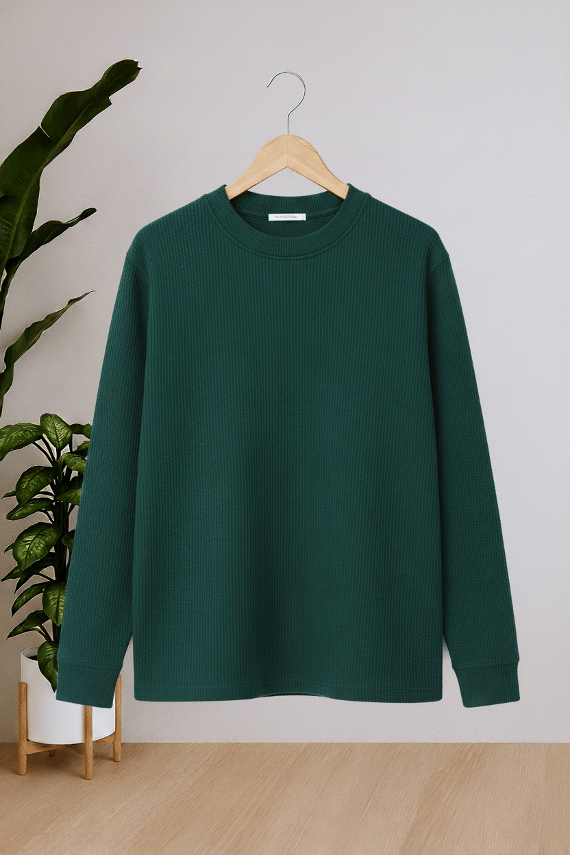     			Try This Cotton Blend Round Neck Men's Sweatshirt - Green ( Pack of 1 )
