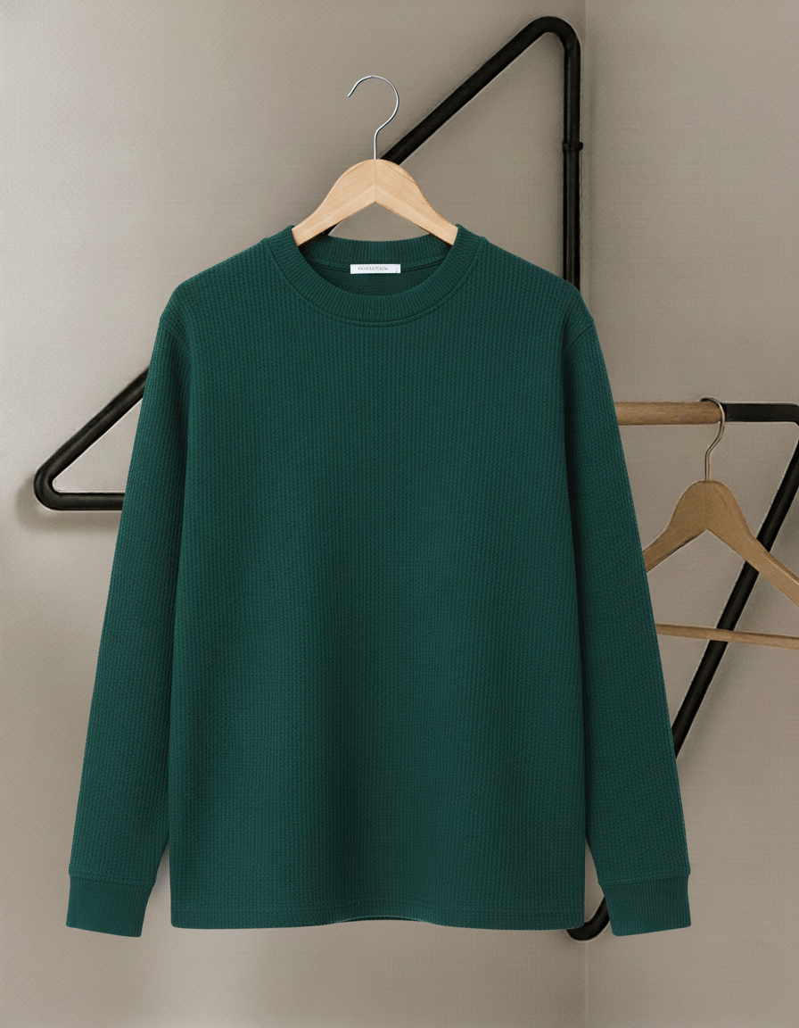     			Try This Cotton Blend Round Neck Men's Sweatshirt - Green ( Pack of 1 )