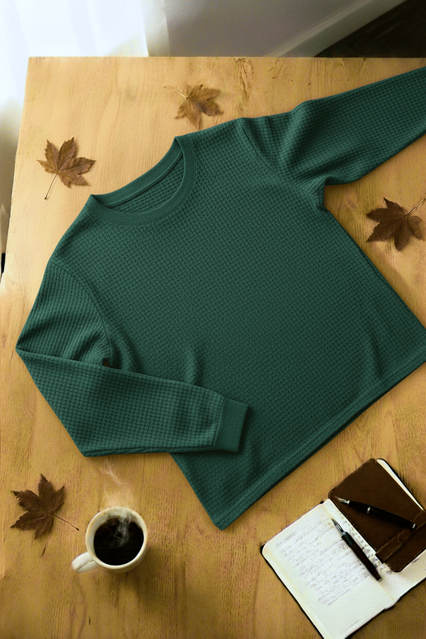     			Try This Cotton Blend Round Neck Men's Sweatshirt - Green ( Pack of 1 )