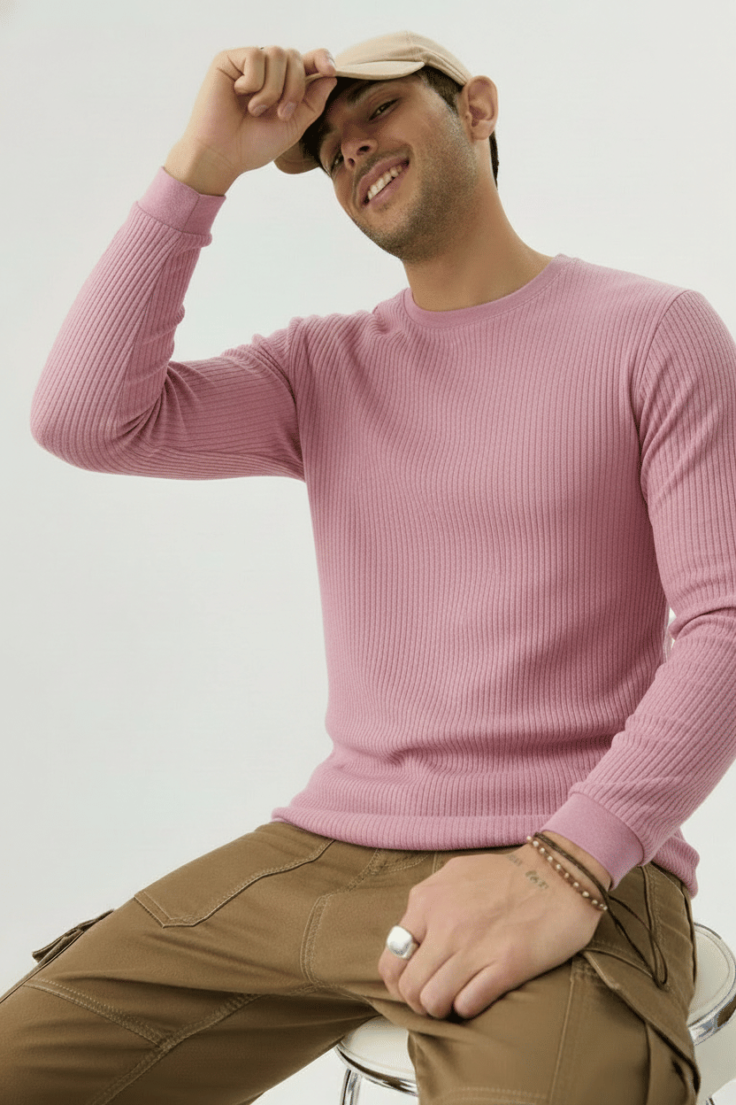 Try This Men Cotton Blend Regular Fit Solid T-Shirt ( Purple ) Try This Men Cotton Blend Regular Fit Solid T-Shirt ( Purple )