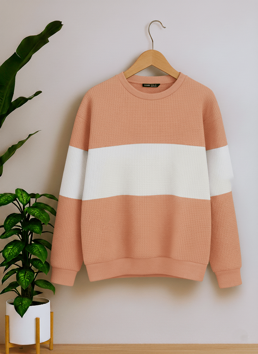 Try This Men Cotton Blend Regular Fit Colorblock T-Shirt ( Pink ) Try This Men Cotton Blend Regular Fit Colorblock T-Shirt ( Pink )