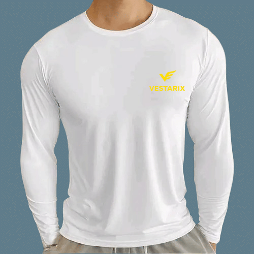 VESTARIX Men Polyester Regular Fit Printed T-Shirt ( White ) VESTARIX Men Polyester Regular Fit Printed T-Shirt ( White )
