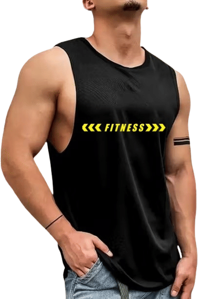 VESTARIX Pack of 1 Polyester Basic Vest For Men ( Black ) VESTARIX Pack of 1 Polyester Basic Vest For Men ( Black )