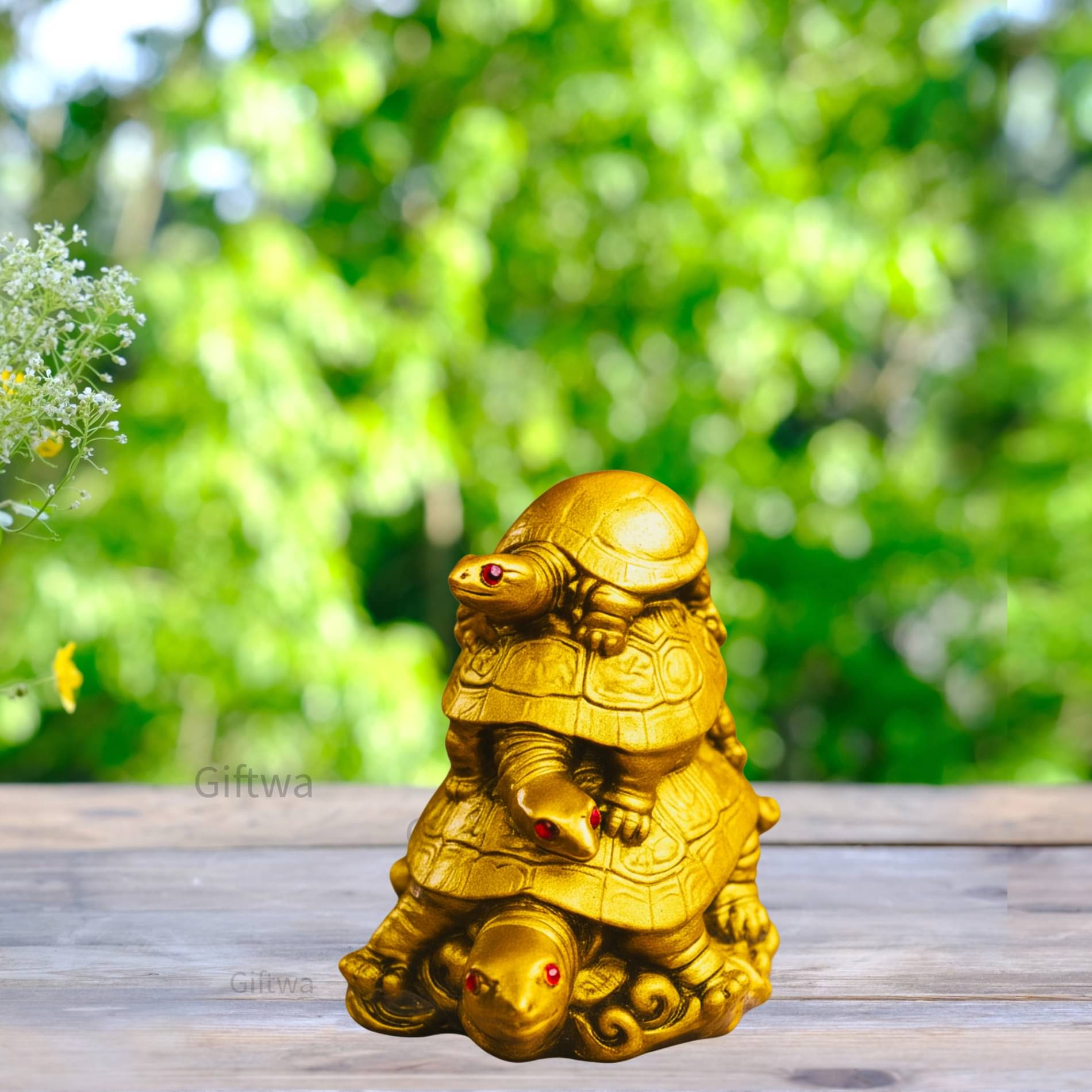 Vastu Turtle Family Decorative Showpiece | Feng Shui Tortoise for Good Luck, Longevity, Health & Prosperity Vastu Turtle Family Decorative Showpiece | Feng Shui Tortoise for Good Luck, Longevity, Health & Prosperity