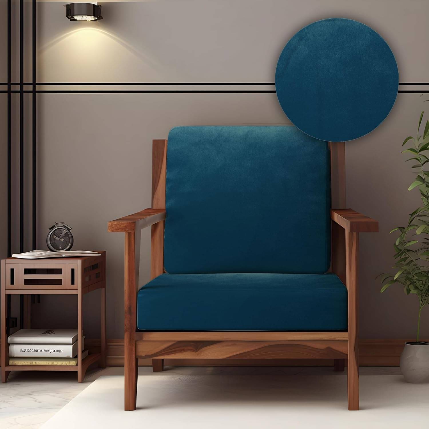     			Wonder Decor 5 Seater Velvet Sofa Cover ( Pack of 10 )