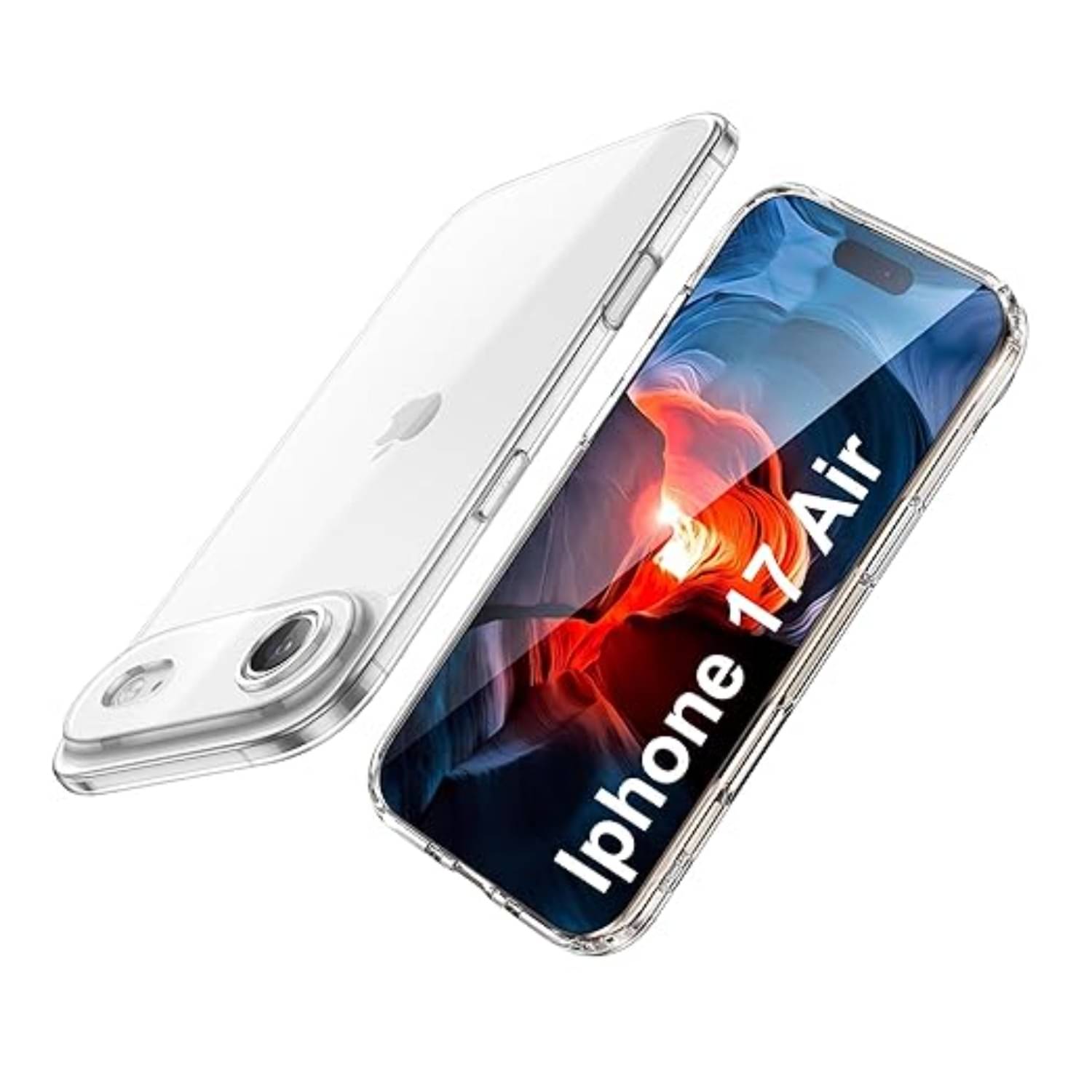     			ANDVYA Plain Cases Compatible For Silicon iPhone 17 Air ( Pack of 1 )