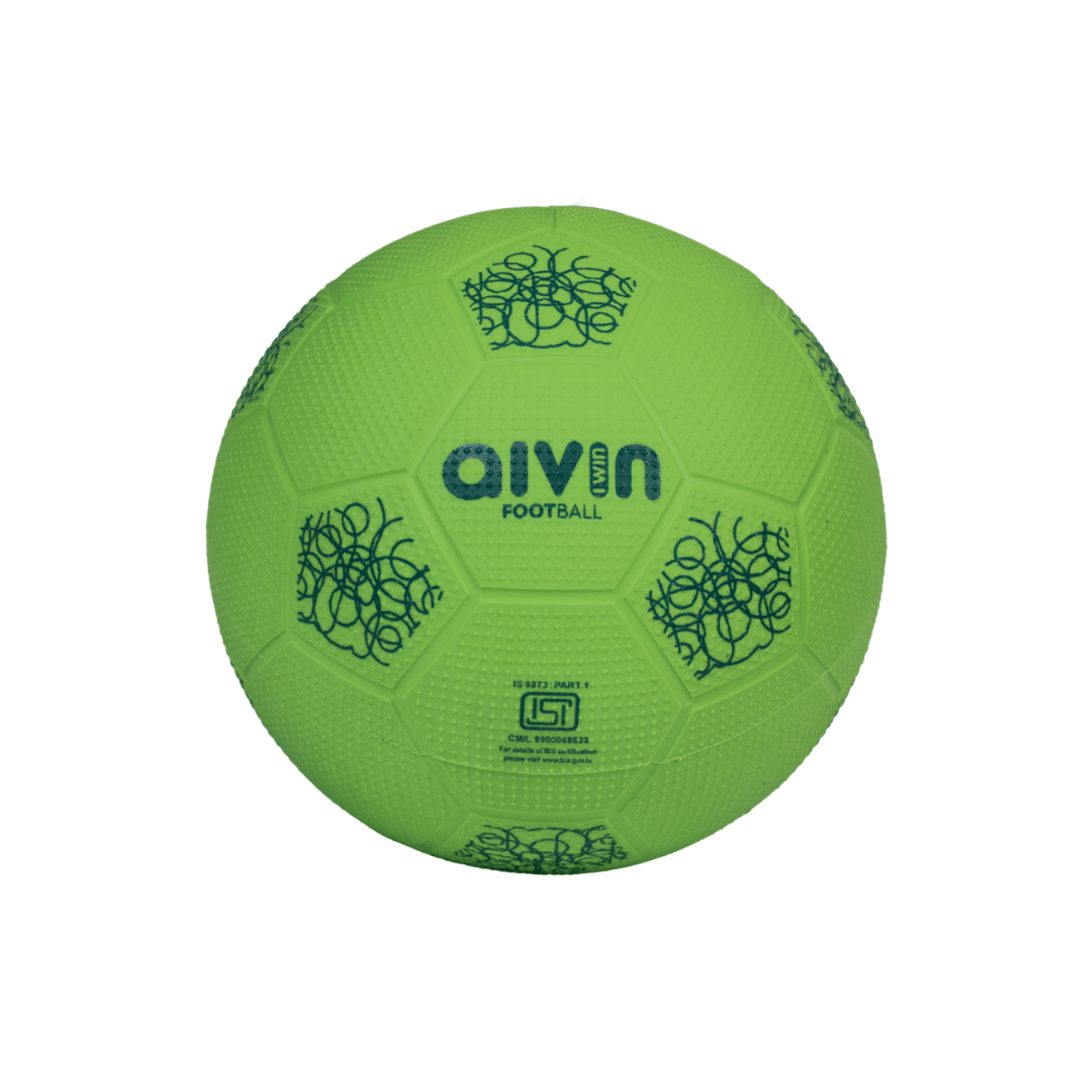 Aivin Green Rubber Football ( Pack of 1 )