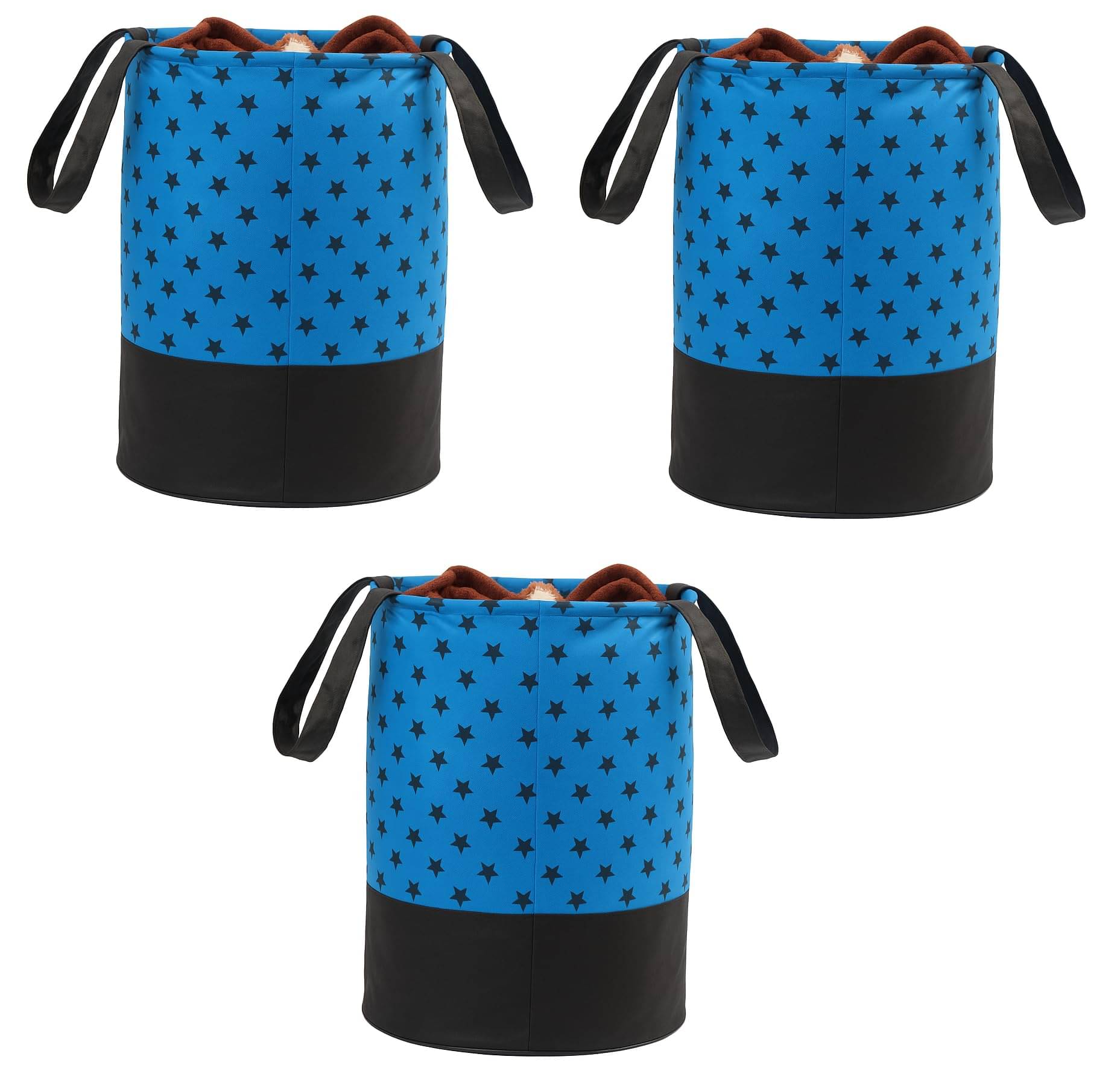     			BB BACKBENCHERS Multicolor Laundry Bags ( Pack of 3 )